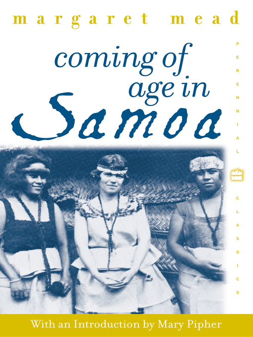 Title details for Coming of Age in Samoa by Margaret Mead - Available